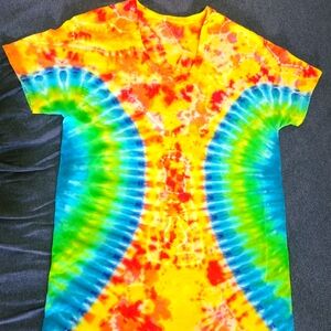 Tiedye V neck shirt
